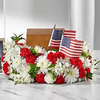 Honor and Pride Urn Arrangement