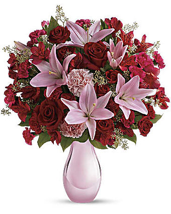 Roses and Pearls Bouquet Premium