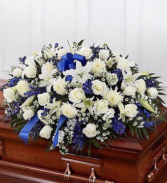 Whispers of Grace Casket Spray